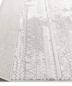 Miss Amara Naia Ivory And Grey Distressed Tribal Rug All Rugs