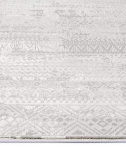 Miss Amara Naia Ivory And Grey Distressed Tribal Rug All Rugs