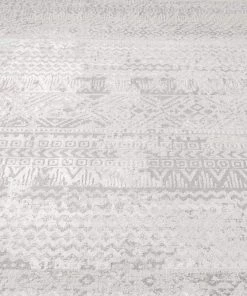 Miss Amara Naia Ivory And Grey Distressed Tribal Rug All Rugs