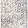 Miss Amara Nakoma Grey And Ivory Floral Tribal Rug