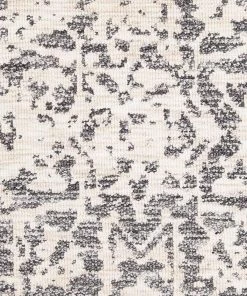 Miss Amara Nakoma Grey And Ivory Floral Tribal Rug