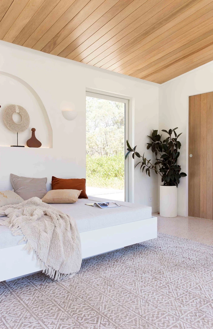 Miss Amara Naomi Ivory Grey And Brown Tribal Textured Rug