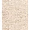 Miss Amara Naomi Ivory Grey And Brown Tribal Textured Runner Rug