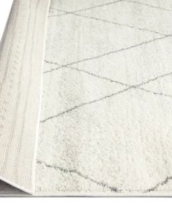 Miss Amara Naroa Grey And Ivory Diamond Tribal Rug All Rugs