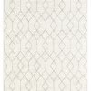 Miss Amara Neda Grey And Ivory Diamond Pattern Rug