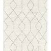 Miss Amara Neda Grey And Ivory Diamond Pattern Runner Rug All Rugs