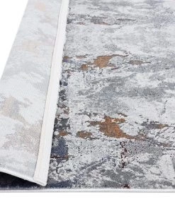 Miss Amara All Rugs Neve Blue Grey And Bronze Transitional Motif Rug