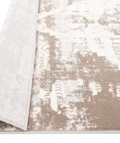 Miss Amara Niaran Beige And Ivory Distressed Tribal Runner Rug All Rugs