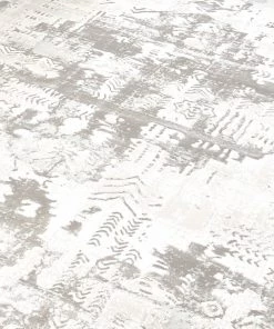 Miss Amara Niaran Beige And Ivory Distressed Tribal Rug