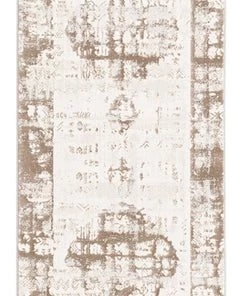 Miss Amara Niaran Beige And Ivory Distressed Tribal Runner Rug All Rugs