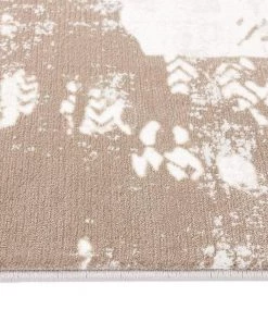 Miss Amara Niaran Beige And Ivory Distressed Tribal Rug