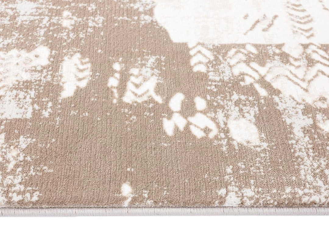 Miss Amara Niaran Beige And Ivory Distressed Tribal Runner Rug All Rugs