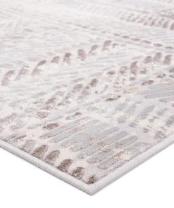 Miss Amara Nishem Brown Grey And Ivory Distressed Tribal Runner Rug All Rugs