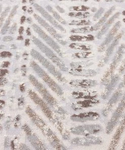 Miss Amara Nishem Brown Grey And Ivory Distressed Tribal Runner Rug All Rugs