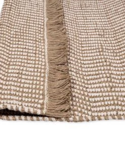 Miss Amara Nita Cream And Brown Jute Runner Rug All Rugs