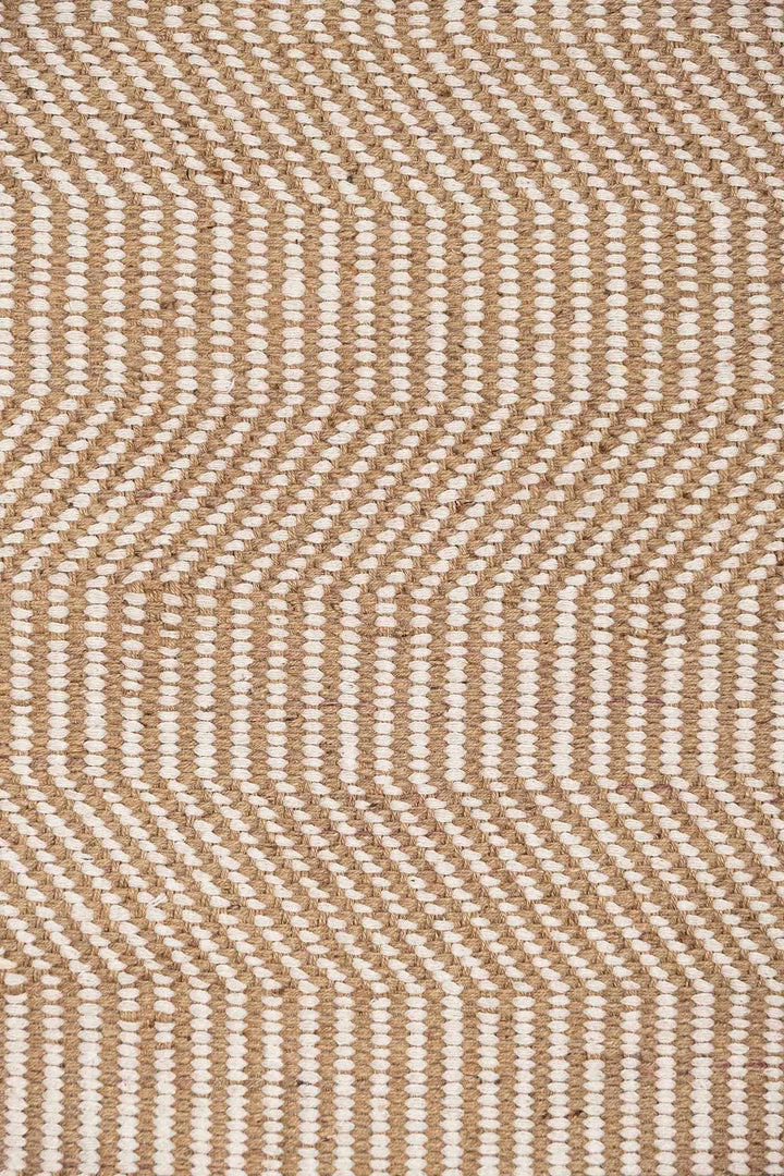 Miss Amara Nita Cream And Brown Jute Runner Rug All Rugs