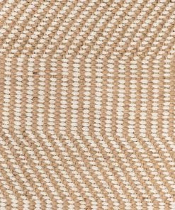 Miss Amara Nita Cream And Brown Jute Rug