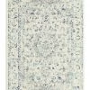 Miss Amara Noor Blue And Ivory Traditional Distressed Runner Rug