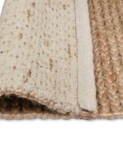 Miss Amara All Rugs Nora Natural Tan Braided Jute Rug