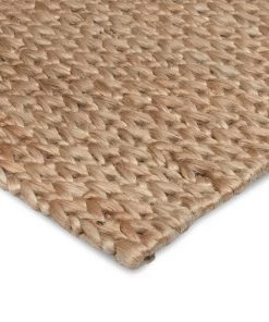 Miss Amara All Rugs Nora Natural Tan Braided Jute Rug