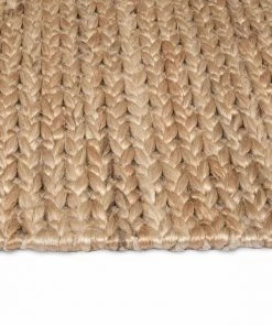 Miss Amara All Rugs Nora Natural Tan Braided Jute Rug