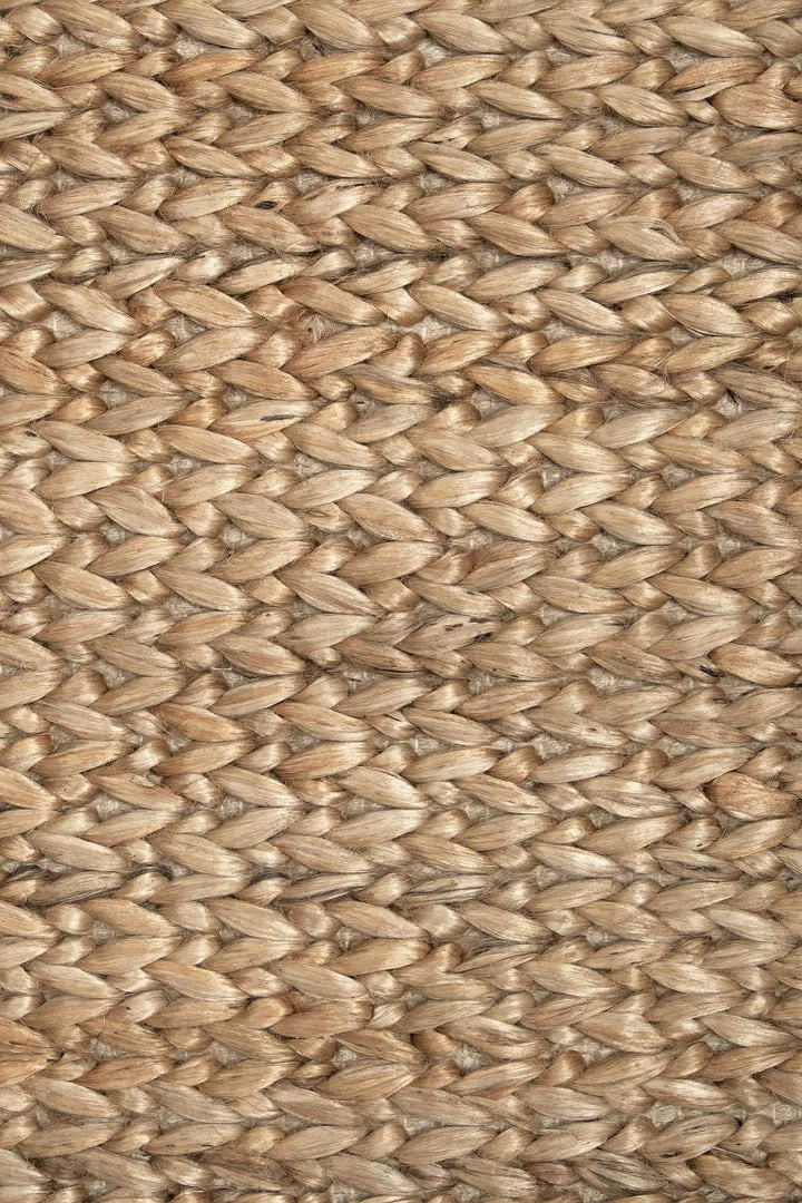 Miss Amara All Rugs Nora Natural Tan Braided Jute Rug