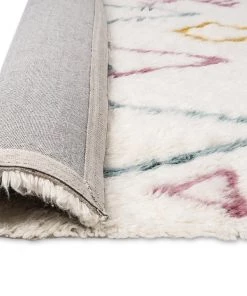 Miss Amara All Rugs Nori Pastel Multi-Colour Abstract Tribal Shag Rug