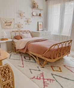 Miss Amara All Rugs Nori Pastel Multi-Colour Abstract Tribal Shag Rug