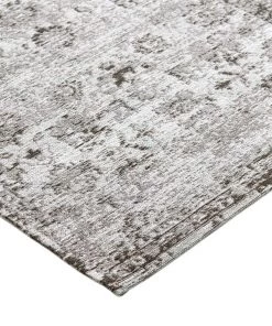 Miss Amara Nousha Black And White Transitional Runner Rug