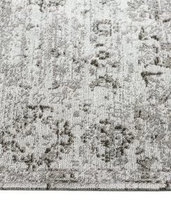 Miss Amara Nousha Black And White Transitional Runner Rug