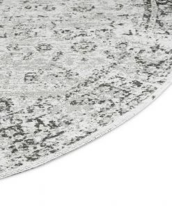 Miss Amara Nousha Black And White Transitional Round Rug All Rugs