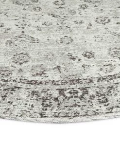 Miss Amara Nousha Black And White Transitional Round Rug All Rugs