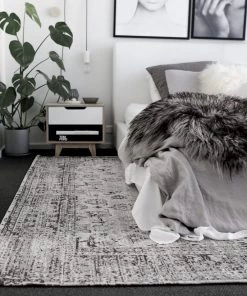 Miss Amara Nousha Black And White Transitional Rug All Rugs