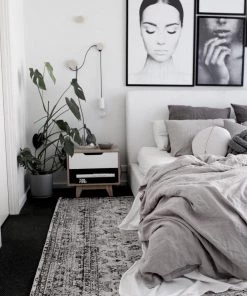 Miss Amara Nousha Black And White Transitional Rug All Rugs