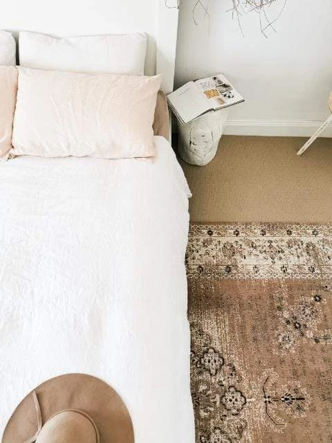 Miss Amara Olive Caramel Brown Traditional Medallion Rug All Rugs