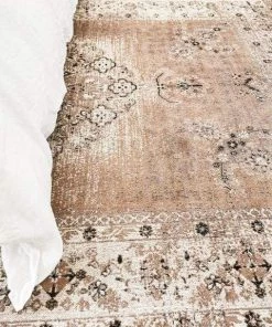 Miss Amara Olive Caramel Brown Traditional Medallion Rug All Rugs