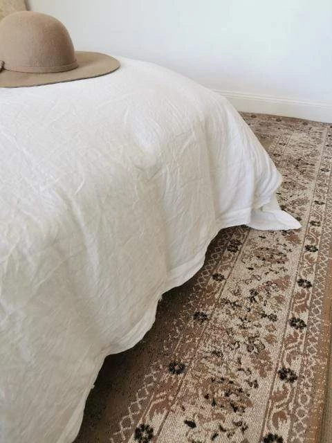 Miss Amara Olive Caramel Brown Traditional Medallion Rug All Rugs