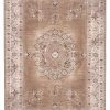 Miss Amara Olive Caramel Brown Traditional Medallion Rug All Rugs