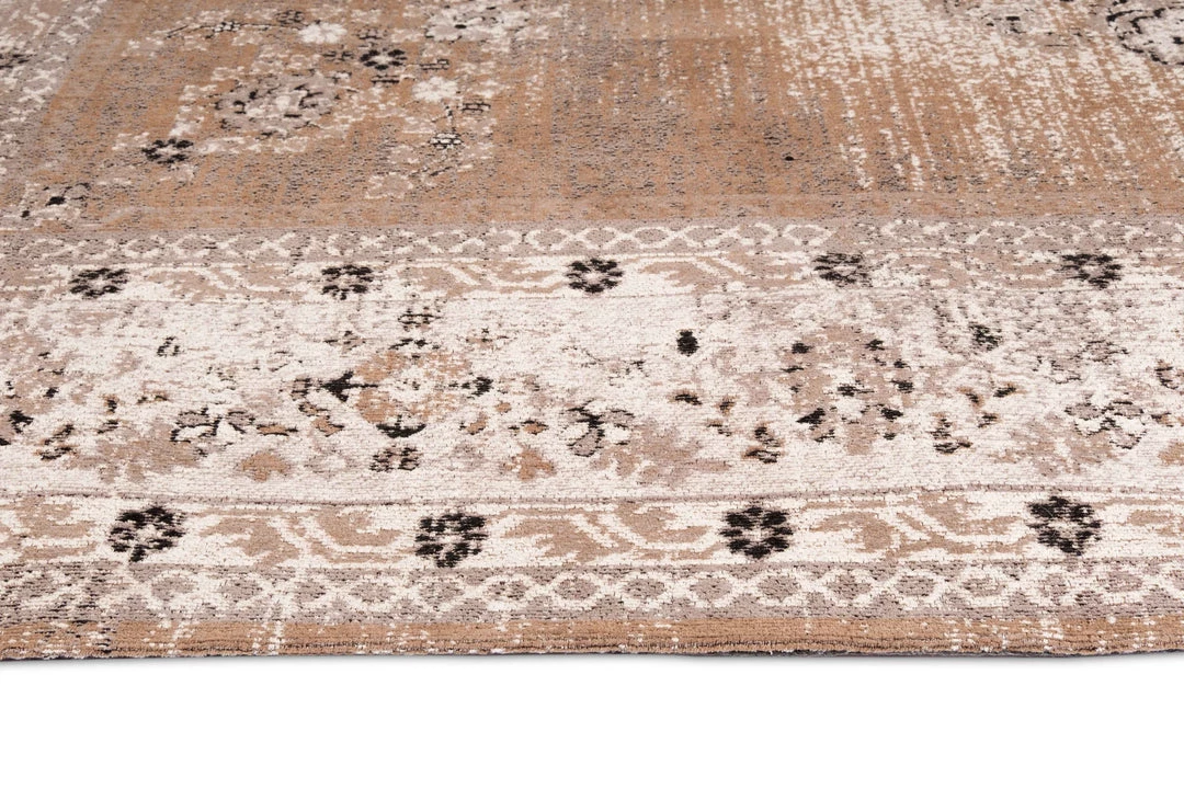 Miss Amara Olive Caramel Brown Traditional Medallion Rug All Rugs