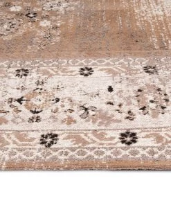 Miss Amara All Rugs Olive Caramel Brown Traditional Medallion Runner Rug