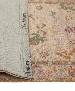 Miss Amara Olivia Boho Beige Purple And Coral Runner Rug