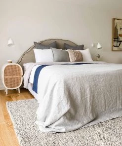 Miss Amara Ollie Grey And Ivory Marble Looped Rug All Rugs