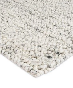 Miss Amara Ollie Grey And Ivory Marble Looped Rug All Rugs