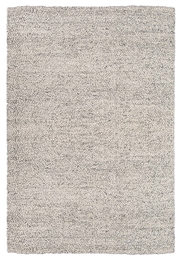 Miss Amara Ollie Grey And Ivory Marble Looped Rug All Rugs