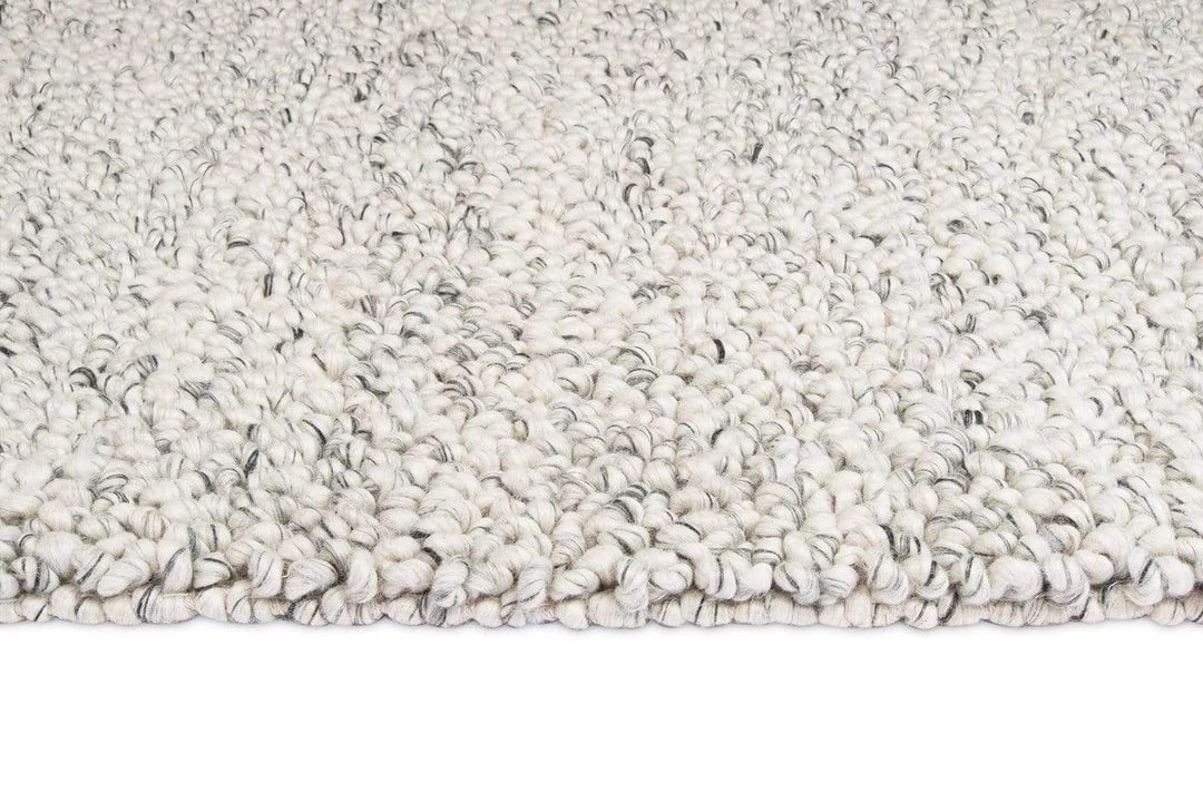 Miss Amara Ollie Grey And Ivory Marble Looped Rug All Rugs