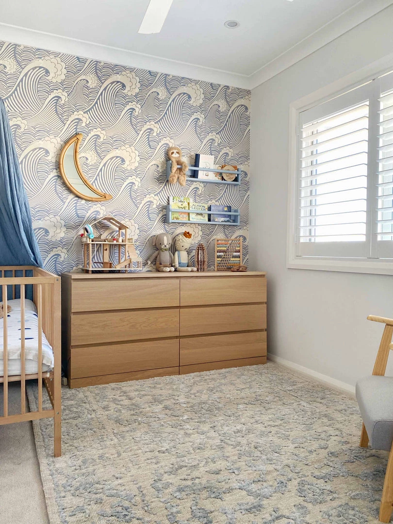 Miss Amara Oriana Blue Ivory And Beige Floral Transitional Rug