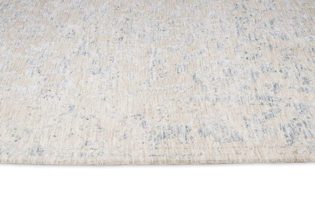 Miss Amara Oriana Blue Ivory And Beige Floral Transitional Rug