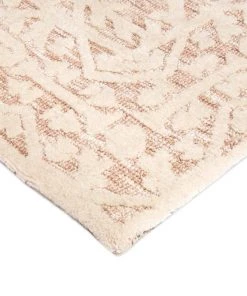 Miss Amara Paloma Peach And Ivory Tribal Patterned Rug