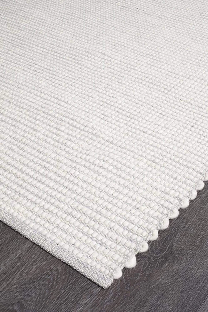 Miss Amara Pella Cream And Grey Textured Flatweave Rug All Rugs