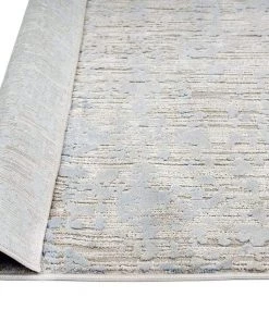 Miss Amara Pilar Grey Ivory And Blue Traditional Floral Rug All Rugs